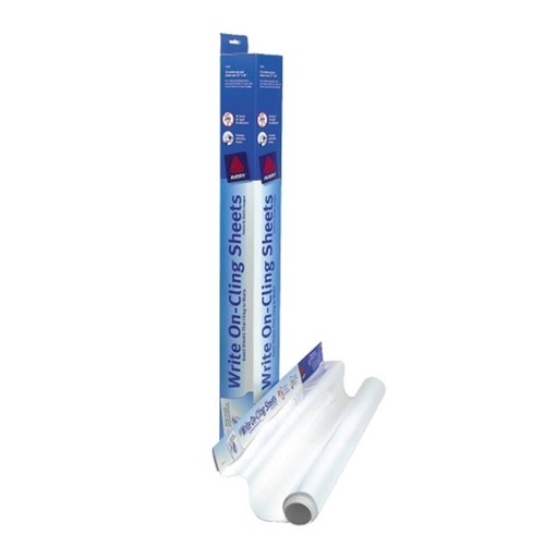 [WS1WBKB01] Avery Write on Cling Sheets White (35 sheets)