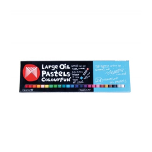 [WS1ZCJH01] Micador Colourfun Oil Pastels Large Assorted (24pk)