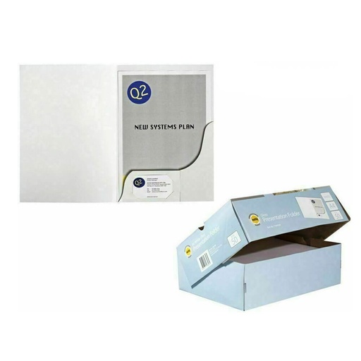 [WS1CVQO01] Marbig Gloss Presentation Folder A4 (50pk)