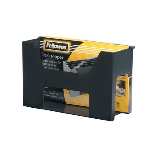 [WS1HOLG01] Fellowes Desktopper Accents Filer (Black)