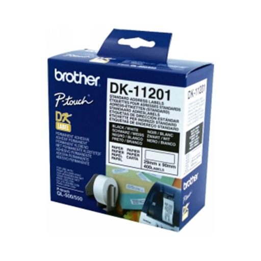 [WS1DXQT01] Brother DK11201 Address Label White (400/roll)