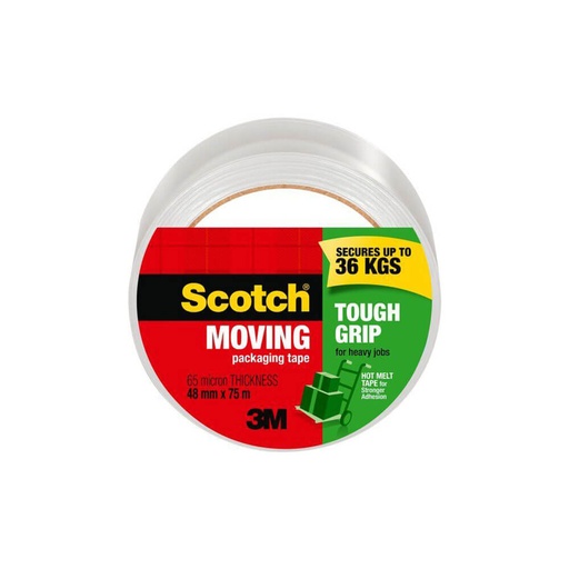 [WS1PKVC01] Scotch Tough Grip Moving Packaging Tape 48x50m (6pk)
