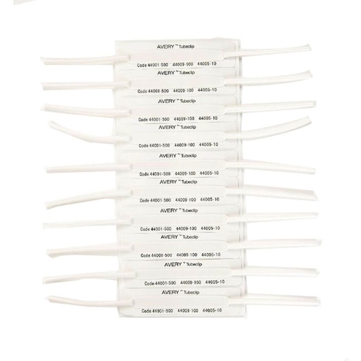 [WS1TDWZ01] Avery Tubeclip File Fastener Base (100pk)