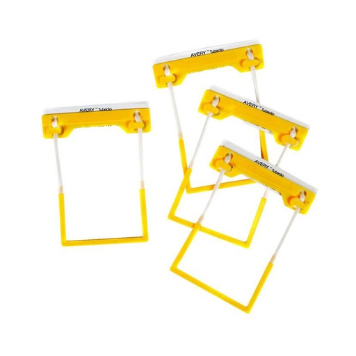 [WS1JCOG01] Avery Tubeclip File Fastener Yellow (500pk)