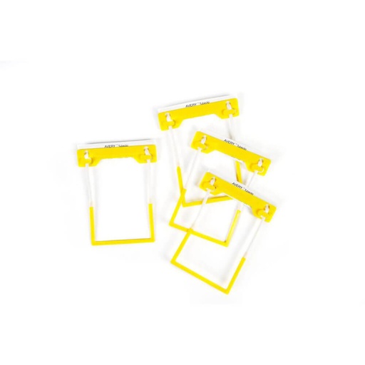 [WS1CZTN01] Arnos Tubeclip File Fastener Yellow (500pk)