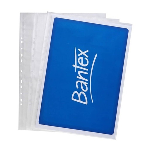 [WS1TYJT01] Bantex Tough Sheet Protectors 120 Micron Embossed A3 (25pk)