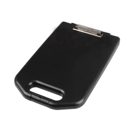 [WS1SMTJ01] Marbig Clipboard with Storage Black (A4)