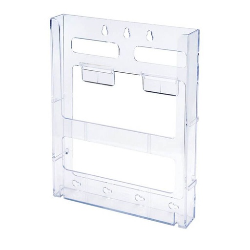 [WS1NNOH01] Deflecto Lit-Loc Brochure Holder A4