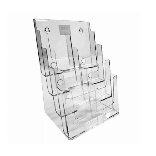 [WS1LEHS01] Deflecto 8 Pocket Clear Brochure Holder (DL)