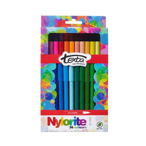 [WS1ZSUV01] Texta Nylorite Marker Assorted (36pk)