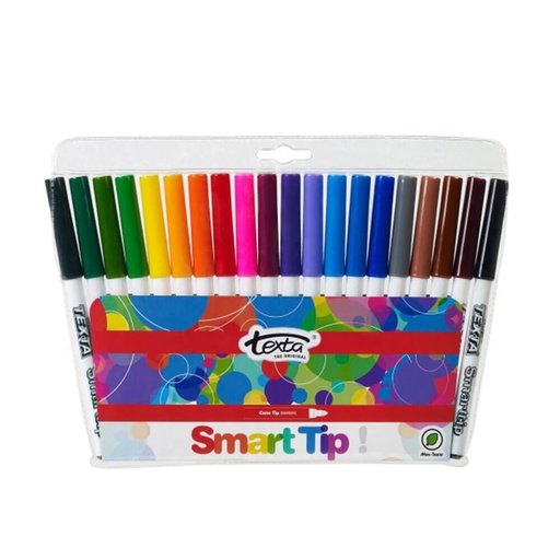 [WS1WSGC01] Texta Smart Tip Marker Assorted (Wallet of 20)