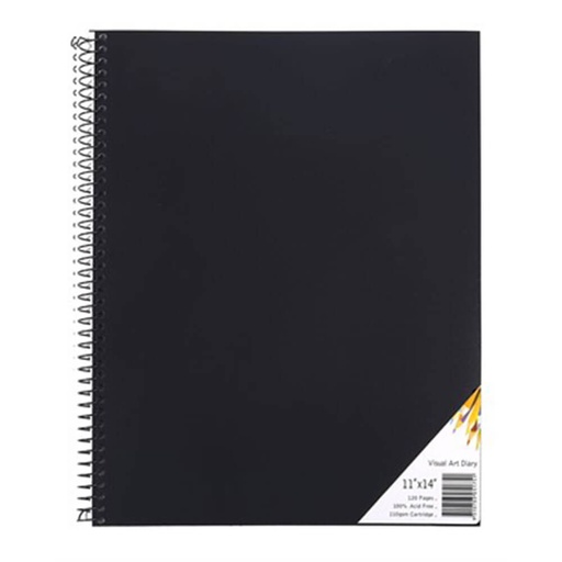 [WS1LSXF01] Quill Spiral Visual Art Diary (11x14")