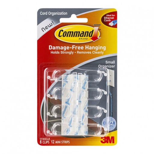 [WS1SZUE01] Command Small Hooks (8pk)