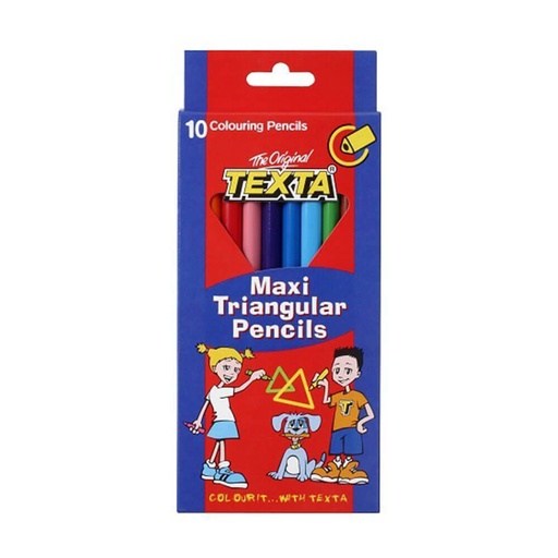[WS1CJGH01] Texta Maxi Coloured Pencil (10pk)