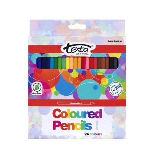 [WS1YUZG01] Texta Coloured Pencil (24pk)