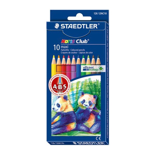 [WS1NVBR01] Staedtler Maxi Learners Coloured Pencil (10pk)
