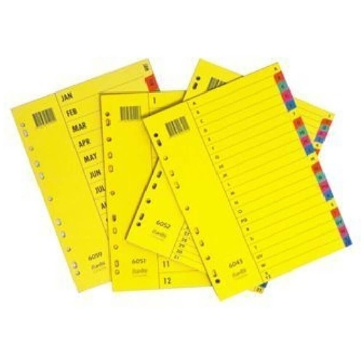 [WS1LXZQ01] Bantex Bright A4 Dividers