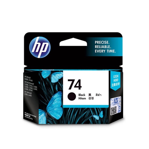 [WS1KNJR01] HP Inkjet Cartridge 74 (Black)