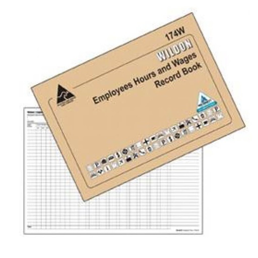 [WS1QCCS01] Wildon Hours & Wages Book