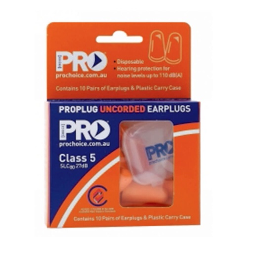 [WS1NKGO01] Zions Proplug Disposable Uncorded Earplugs (10 pairs)