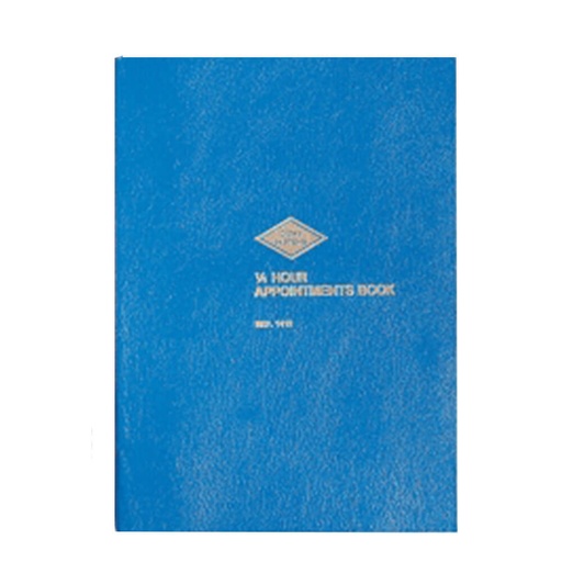[WS1PNIE01] Zions 1/4 Hour Appointment Book