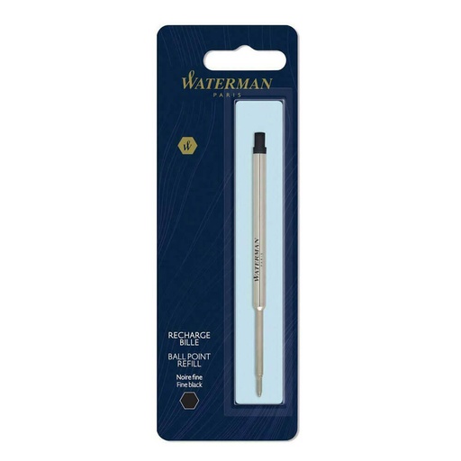 [WS1JJHK01] Waterman Maxima Fine Ballpoint Pen Refill 0.8mm (Black)