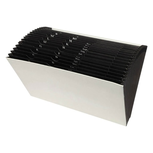 [WS1YLBE01] Marbig No Flap Expanding File Foolscap (21 Pocket)