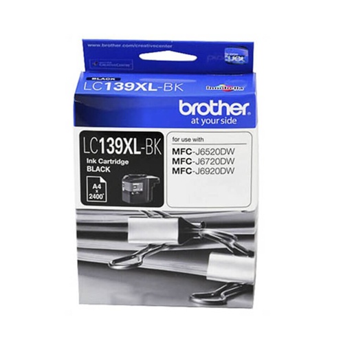 [WS1BVGB01] Brother Inkjet Cartridge High Yield Black (LC139XL)