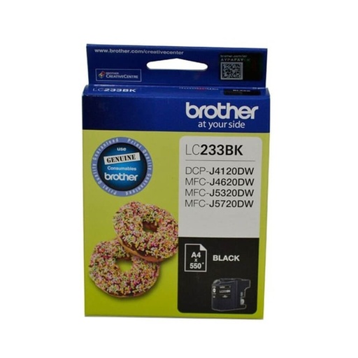 [WS1DWLK01] Brother Inkjet Cartridge Black (LC233BK)