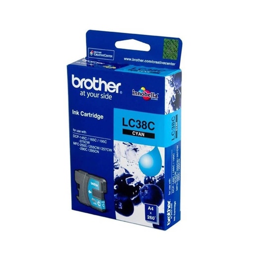 [WS1UYFS01] Brother Inkjet Cartridge Cyan (LC38)