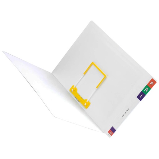 [WS1ERDE01] Avery Fitted Lateral File with Tubeclip Foolscap (White)