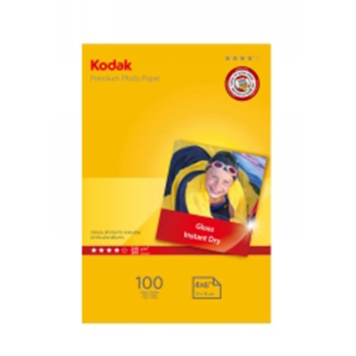 [WS1KLQX01] Kodak Premium Gloss Photo Paper 4x6" White (100pk)