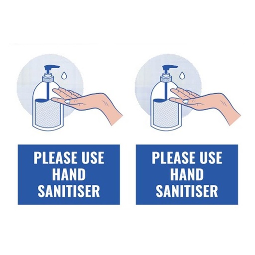 [WS1SCTN01] Avery Please Use Hand Sanitiser Label A4 (10 Labels)