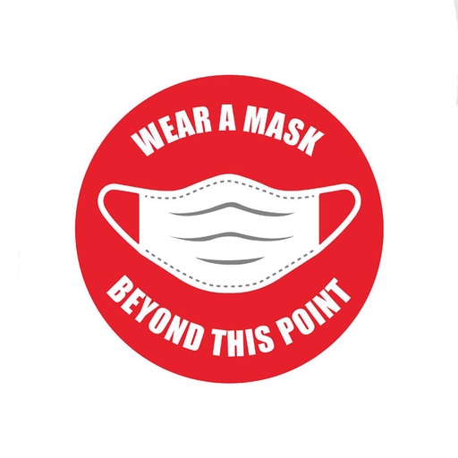 [WS1HOHA01] Avery Wear a Mask 20cm Label A4 (5pk)