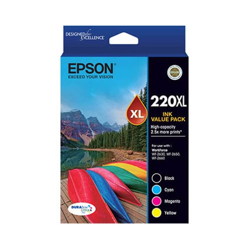 [WS1QVVC01] Epson Inkjet Cartridge Value Pack (220XL)