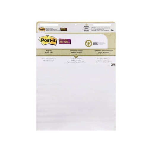 [WS1YTJF01] Post-it Easel Recycled Pad (635x762mm)