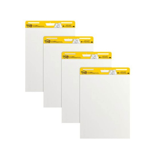 [WS1CKIQ01] Post-it Easel Pad White 635x775mm (4pk)