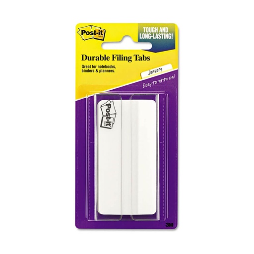 [WS1FKAS01] Post-it Filing Tabs White (50pk)
