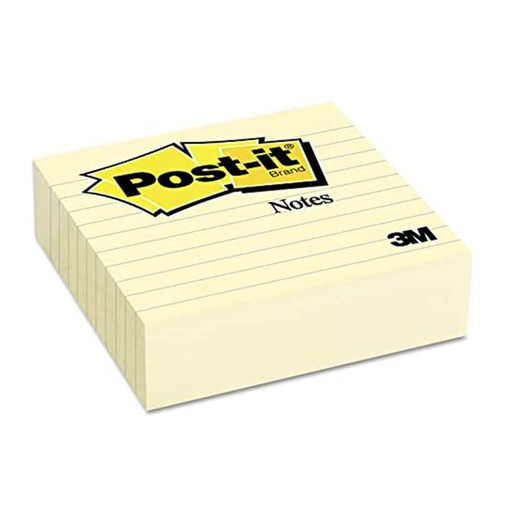 [WS1GOWJ01] Post-it Notes Lined 4x4" (Yellow)