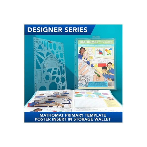 [WS1VINP01] Mathomat Primary Wallet with Drawing Ideas Posters 4 sheets