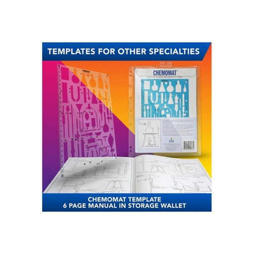 [WS1BVFN01] Chemomat Stencil in Storage Wallet with Instruction Book