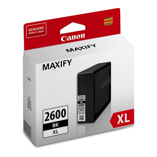 [WS1GYAT01] Canon Maxify Inkjet Cartridge Black (PGI2600XL)