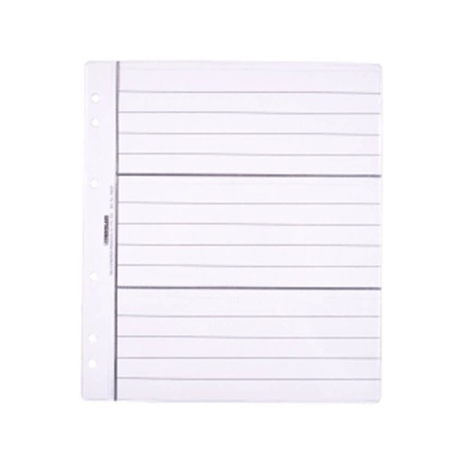 [WS1GVFK01] Cumberland Paper Money Album Refill 3 Division (10pk)
