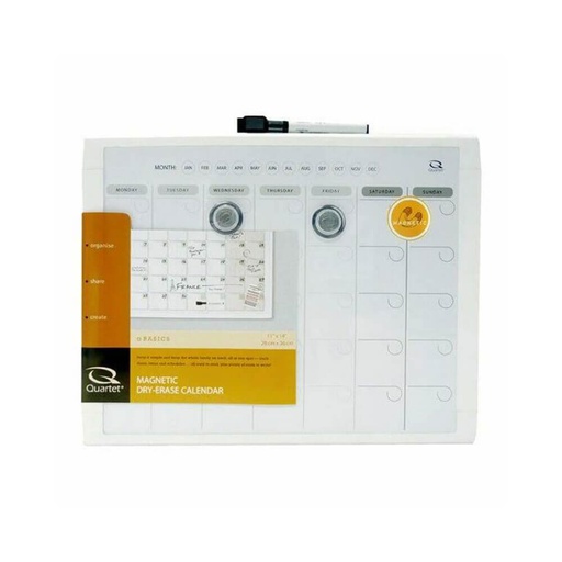 [WS1ZPAA01] Quartet Basic Whiteboard Calendar 280x360mm (Grey)