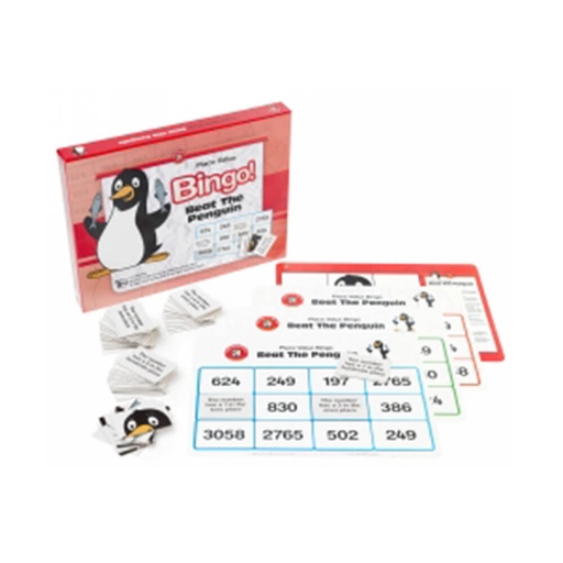 [WS1XACQ01] Learning Can Be Fun Beat The Penguin Bingo Place Value Game