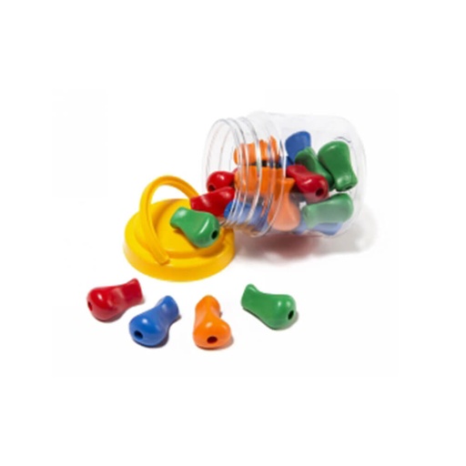 [WS1PAET01] EC Colourful Soft Plastic Ergonomic Pencil Holder (24pk)