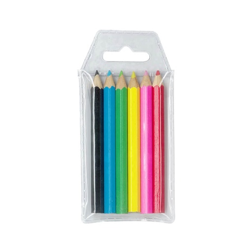 [WS1ASMW01] Dats Half Length Coloured Pencils 6pcs (36pk)