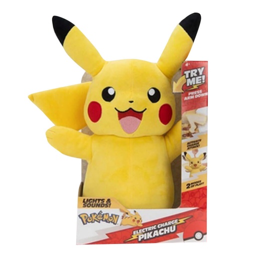 [VR4QOSB01] Pokemon Pikachu Electric Charge Plush