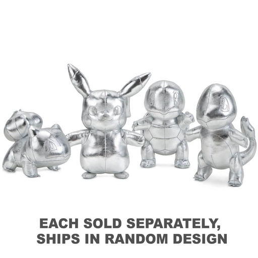 [VR4EWBJ01] Pokemon 25th Anniversary Silver Plush 8" (Assortment of 6)