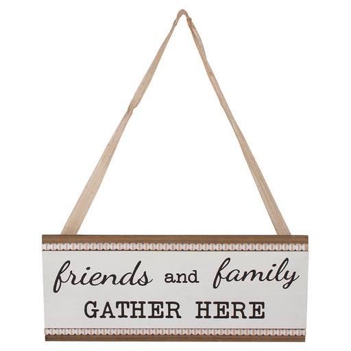 [AW1RIAW01] Delilah Collection Family & Friends Gather Plaque (48x20x2C)